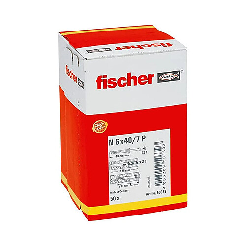 Fischer Cheville à frapper NF 8x60/20