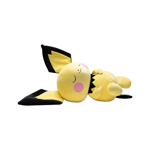 Jazwares Peluche Pokémon Pichu dormant - 45 cm