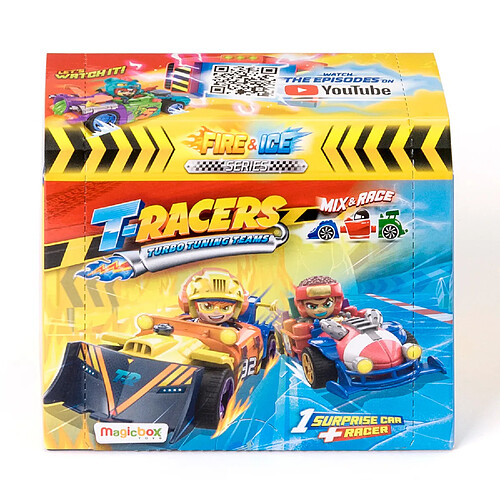 Figurine véhicule T-Racers Fire and Ice Turbo Pack Series 3