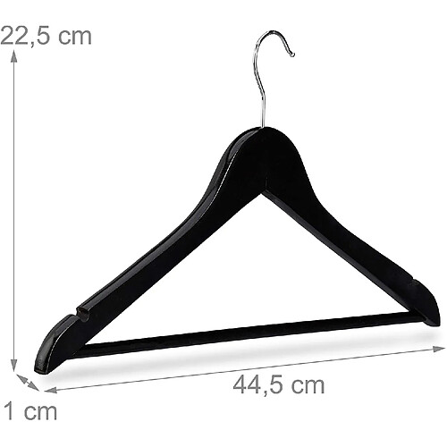 Helloshop26 lot de 30 cintres pantalon - Bois