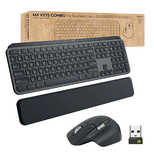 Logitech MX Keys Combo for Business Gen 2 - Gris anthracite