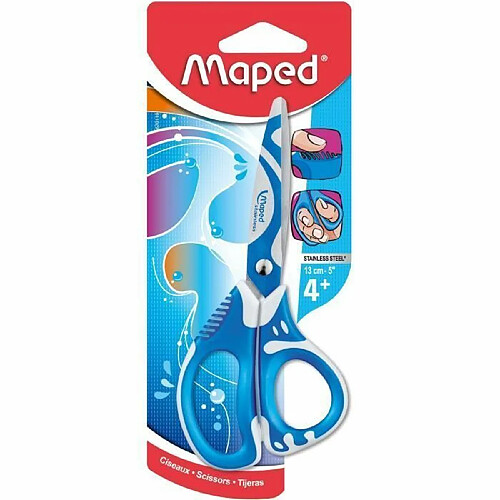 Maped Ciseaux Zenoa Fit 13 cm Bleu