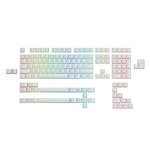 Glorious pc gaming race Aura Keycaps v2 - Blanc
