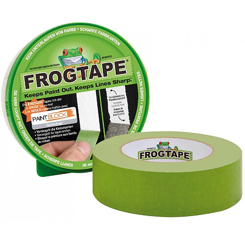 Kip Frogtape Rouleau bande autocollante Verte 36 mm x 41 m