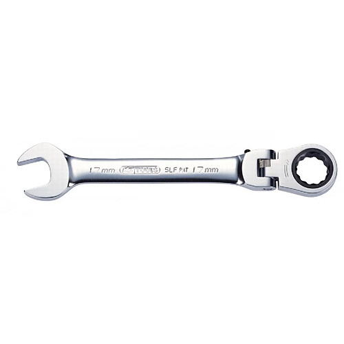 Ks tools clé mixte à cliquet inclinable - 10 mm