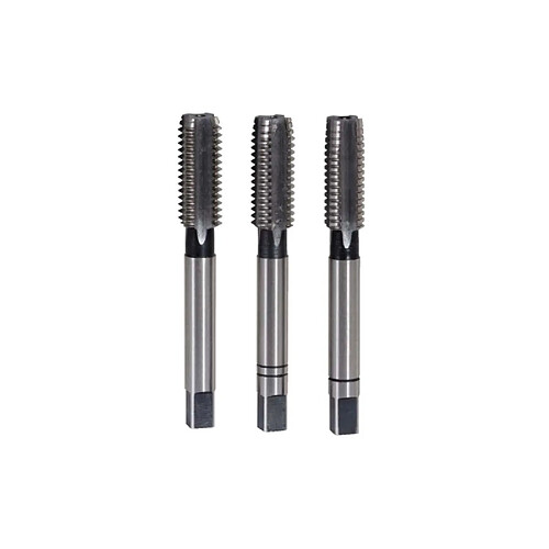 Ks tools Jeu de tarauds à main HSS - Lot de 3