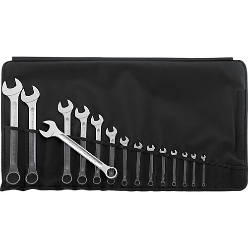 Set de clés mixtes métal chromé - 26 pièces