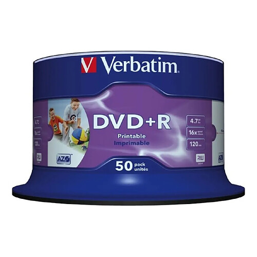Verbatim DVD vierge imprimable - 50