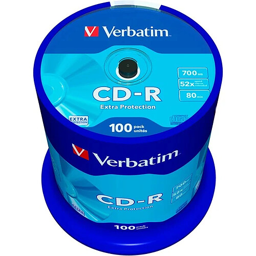 Verbatim CD vierge 43411 - 100 unités