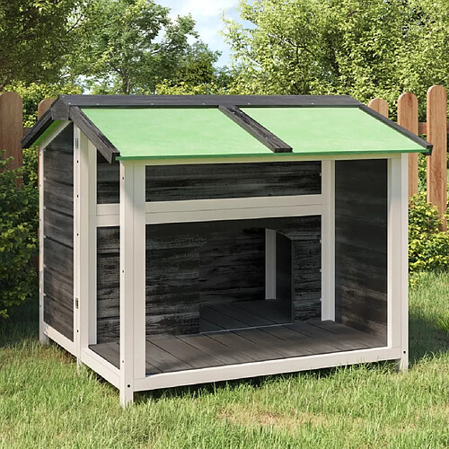 vidaXL Chenil - Bois de pin 96 x 87 x 80,5 cm