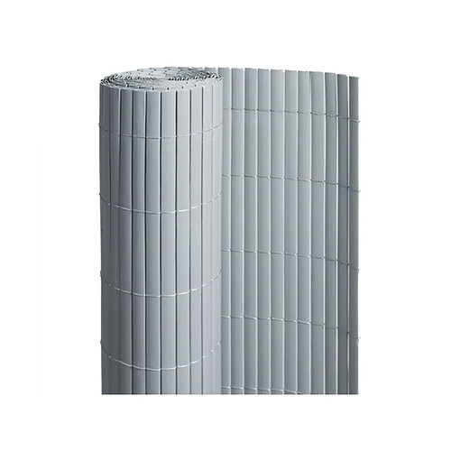 JARDIéco Canisse PVC double face - Gris - Jardideco