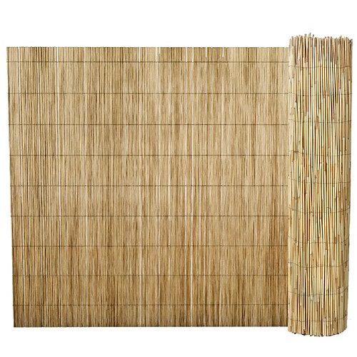 vidaXL Clôture de jardin en roseau 100x1000 cm