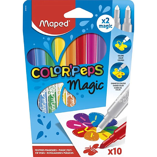 Maped Feutres magiques Color'Peps - x10