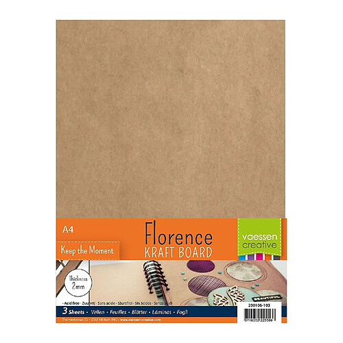 Feuilles aggloméré A4 - Marron