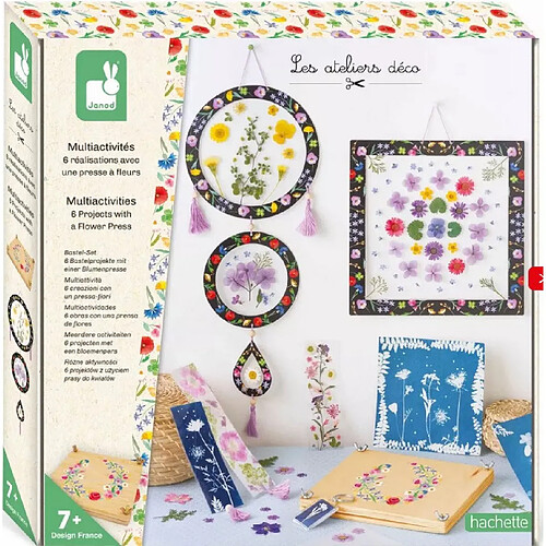 Juratoys-janod Coffret presse fleurs