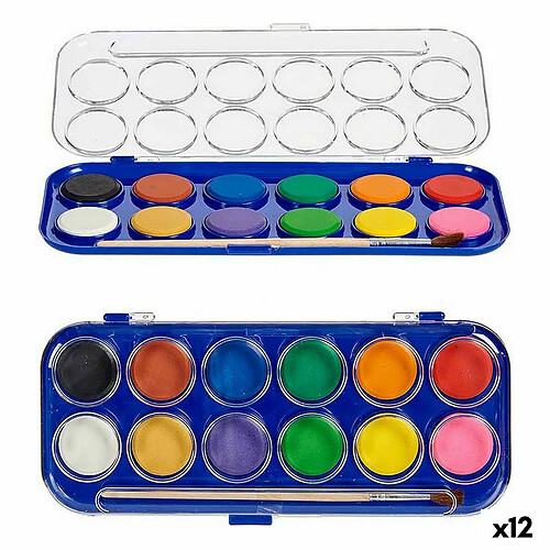 Pincello Coffret aquarelles - 12 couleurs