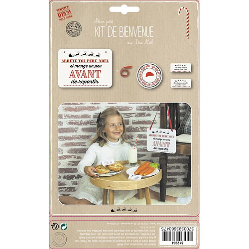 Partypro Kit Bienvenue Père Noël - 4 pièces