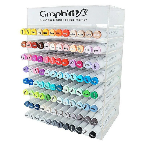 Graph it Coffret marqueurs dessin - 96 pièces