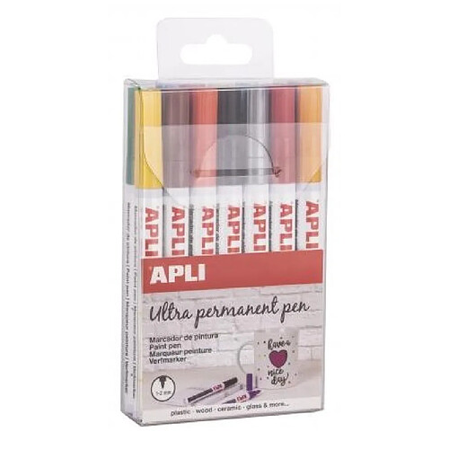 Apli Coffret marqueurs peinture - 14 pièces