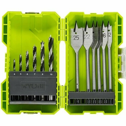 Ryobi forets à bois - 12 pièces