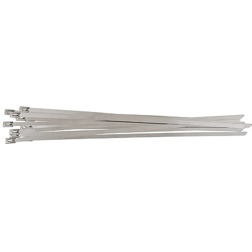 Ks tools Colliers serre-câble inox - 100 pièces