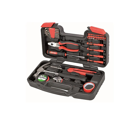 Ribimex Mallette d'outils 40 pièces - Graphite