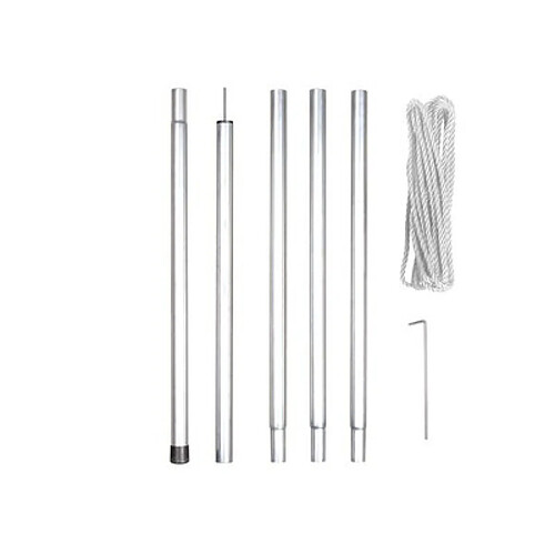 Velleman Mât pour voile solaire - Chromé