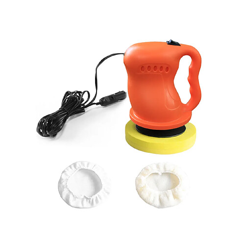 Coffret machine à cirer véhicule - Orange