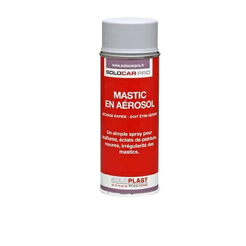 SOLOPLAST Mastic en aérosol - 400ml - Gris