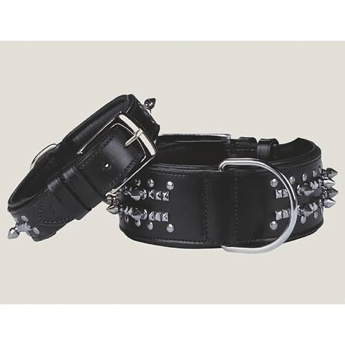 Nobby Collier Delgado Cuir Noir