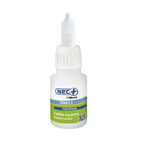 Nec + Colle cyanoacrylate bois - Transparent