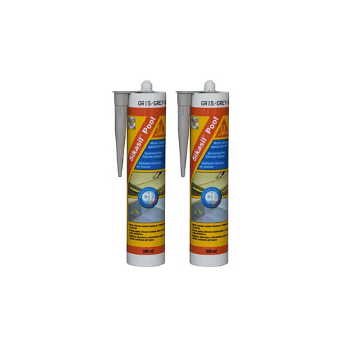 Sika Mastic silicone Sikasil Pool - Gris