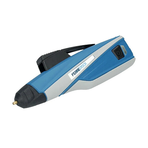 Ferrestock Pistolet à colle électrique - Bleu