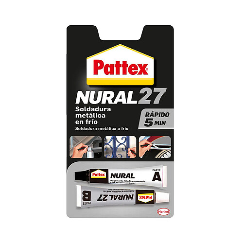 Pattex colle Nural 27 pour métal - Gris
