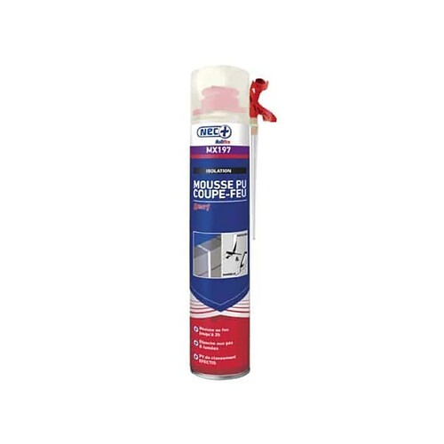 Nec + Mousse coupe-feu polyuréthane - Bleu