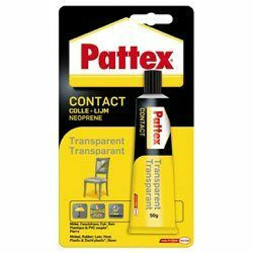 Pattex colle contact transparente - Noir