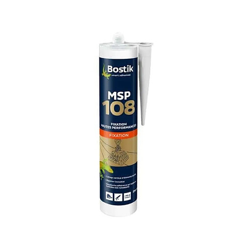 Bostik Mastic MSP 108 polymère x5 - Blanc