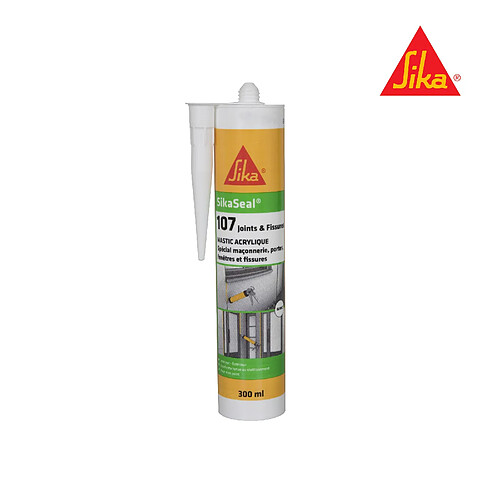 Sika Sikaseal 107 mastic joints fissures - Blanc