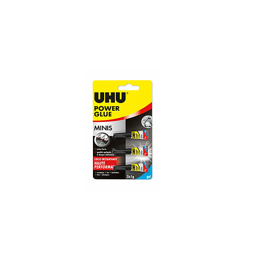 Uhu Colle cyanoacrylate gel - Transparent