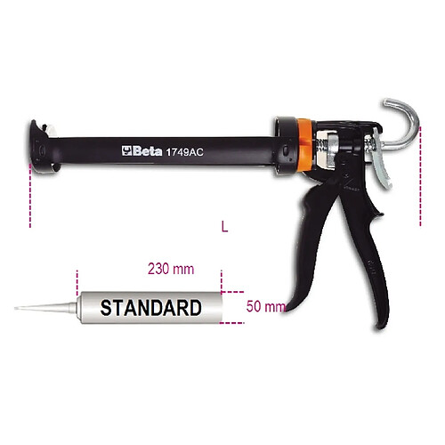 Beta Tools BETA Pistolet haute poussée 017490005