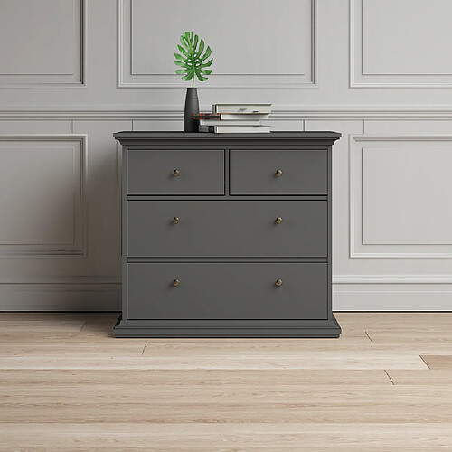 Alter Commode enfant 4 tiroirs - Gris