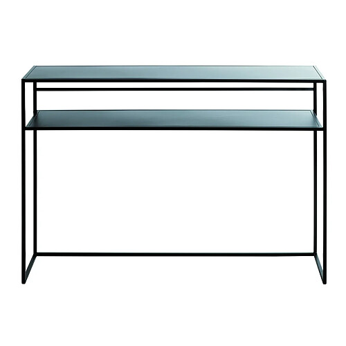 Pegane Table console en métal - Noir
