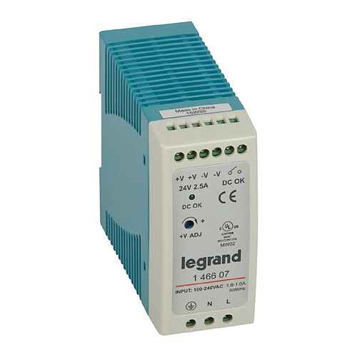 Legrand alimentation stabilisée 24 VDC 60 W