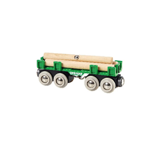 Brio Wagon convoyeur en bois - Vert