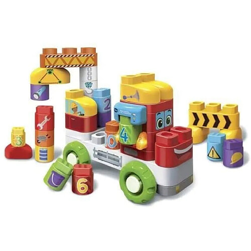 Vtech Bla-Bla-Blocks camion bois - Jaune
