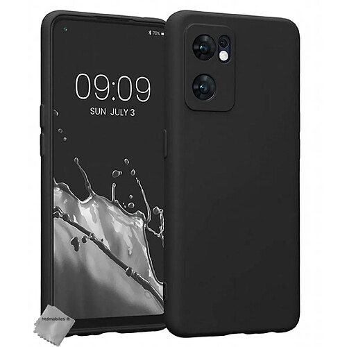 Htdmobiles HTD Mobiles Oppo Reno 7 5G Coque Gel - Noir