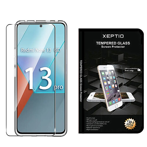 XEPTIO Protection écran vitre en verre trempé pour Xiaomi Redmi Note 13 Pro 5G
