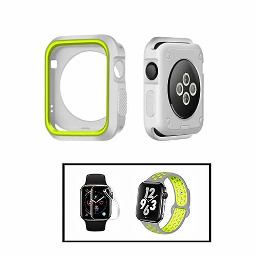 Phonecare Kit Coque Military et Bracelet SportStyle bicolore pour Apple Watch Series 6 44mm