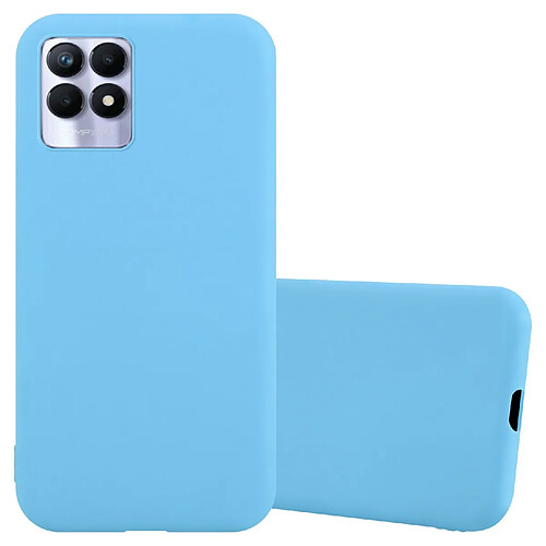 Cadorabo Coque Realme 8i / Narzo 50 - Bleu