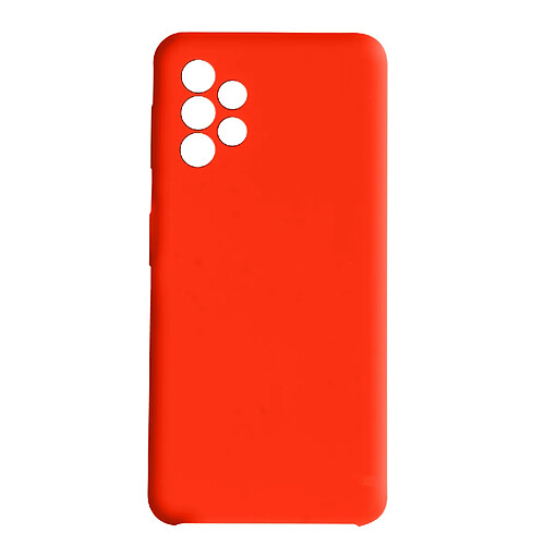 Avizar Samsung Galaxy A72 Coque Silicone Soft-touch - Rouge